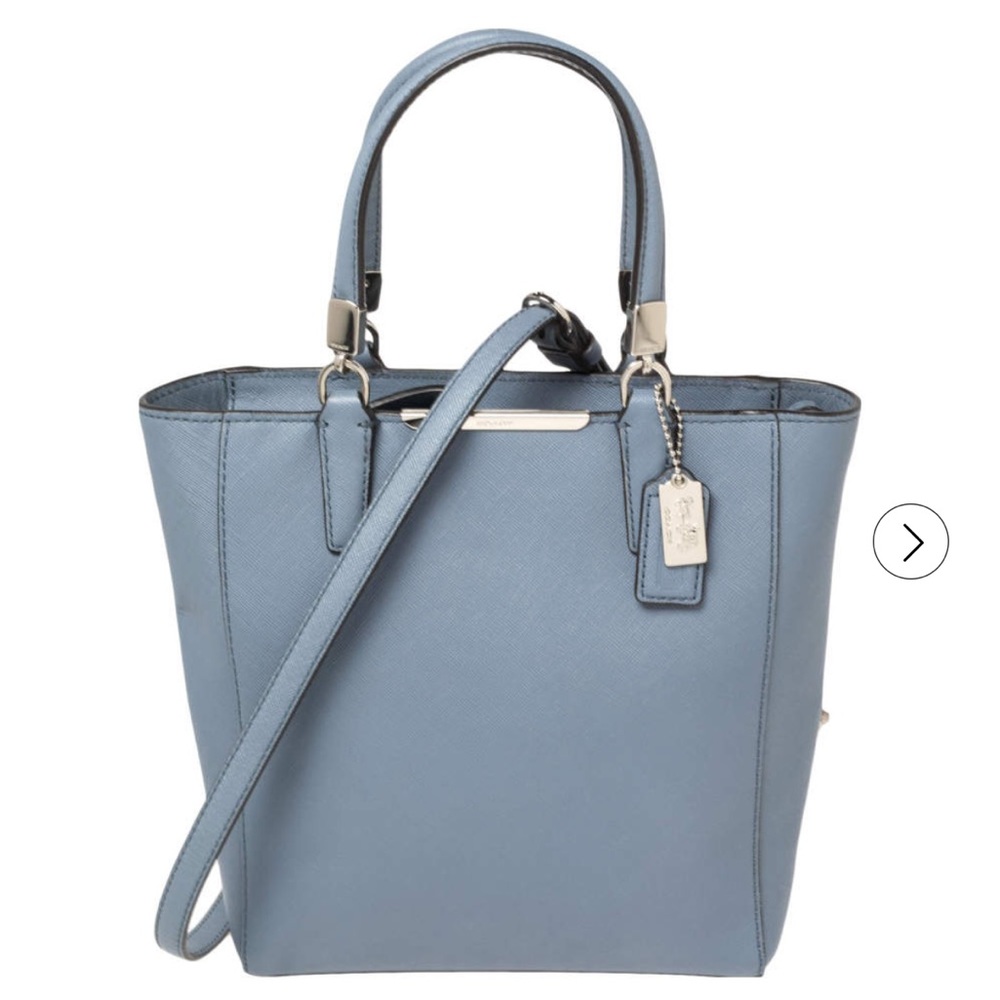 NWOT Coach mini Madison Cornflower tote